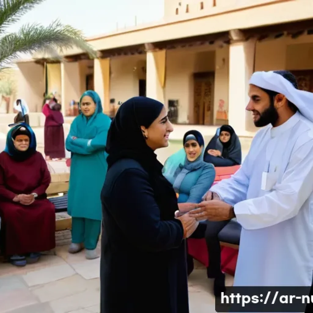 지역사회 건강증진 간호 - A warm and engaging community health nurse actively listening with full attention to a diverse group...